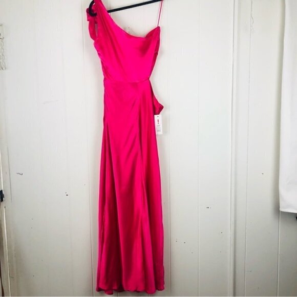 Bardot Womens Dress Audrey One Shoulder Size 10 - Picture 4 of 11